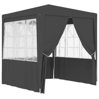 NNEVL Professional Party Tent with Side Walls 2.5x2.5 m Anthracite 90 g/m² - Image 1 of 4