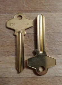 10 piezas Schlage SC6 180A Llave en Blanco Oblea Latón Nuevo de Lote Antiguo Hecho en EE. UU. - Imagen 1 de 1