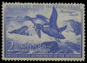 RW19 1952 Federal Duck Stamp Unsigned No Gum - Picture 1 of 1