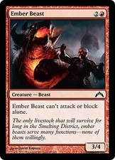 Gatecrash Ember Beast x4 Magic The Gathering NM