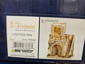 Fontanini Lighted Inn Bethlehem Nativity Village 5" Collection New # 55610 RARE - Picture 1 of 3