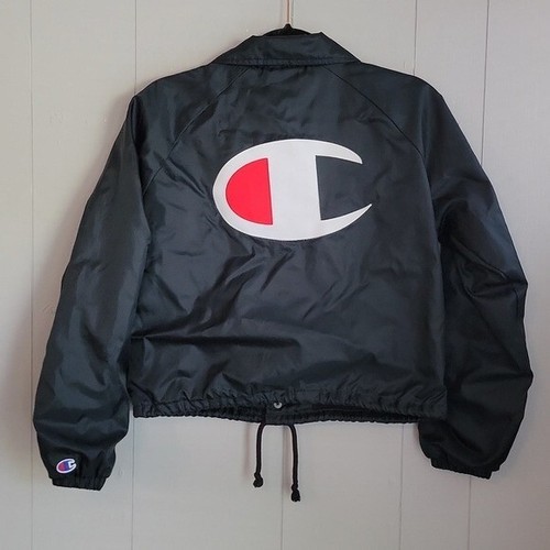 Giacca a vento vintage Champion donna Heritage Coaches media cropped snap