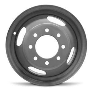 16" Grey Replacement Wheel Fits GMC/Chevy 8 Lug Dually Wheel 16x6.5 8x6.5 +127mm - Picture 1 of 1
