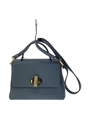 Bolso de mano Carol J. en cuero azul Foto 1 de 4