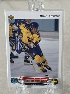 MIKAEL NYLANDER--ROOKIE--1992-93 UPPER DECK--TEAM SWEDEN--FREE SHIPPING - Bild 1 von 2