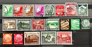 German Stamps - Lot of 20 stamps used nice /278 - Picture 1 of 1