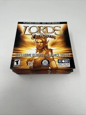 18 New Lords of Everquest Exclusive Elddar Alliance Playable Demo PC CD-ROM - Image 1 of 3
