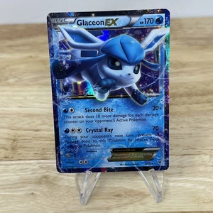Pokemon TCG Glaceon ex 20/124 XY Fates Collide Ultra Rare LP - Picture 1 of 12