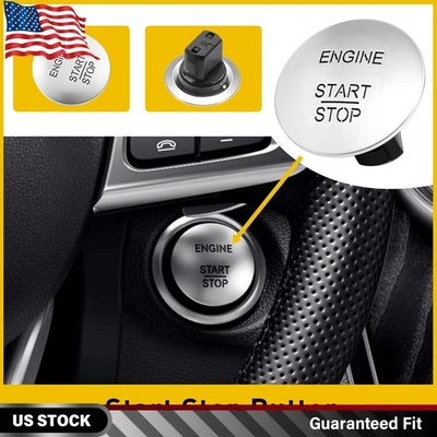 Botón pulsador para arrancar motor sin llave Go botón pulsador parada arranque para Mercedes Benz Foto 1 de 4