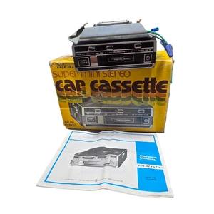 Vintage Realistic Super Mini Car Cassette Tape Player 12-1803 Radio Shack w/Box - Picture 1 of 8