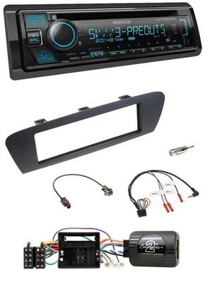 Kenwood Bluetooth USB CD Lenkrad DAB Autoradio für Renault Grand Scenic ab 2009 - Bild 1 von 4