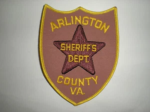 PARCHE DEL DEPARTAMENTO DEL SHERIFF DEL CONDADO DE ARLINGTON, VIRGINIA - Imagen 1 de 1