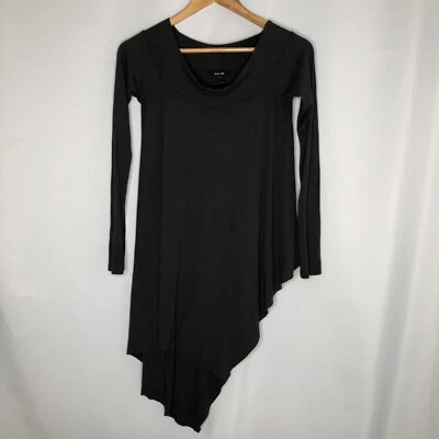 Miss Me Women's Olive Green Long Sleeve Ribbed Knit with uneven hem Size Small - Image 1 of 4