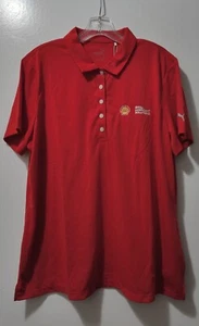 Puma Women’s Red "Shell Lubricant Solutions" Fusion Polo Size 3XL - Picture 1 of 3