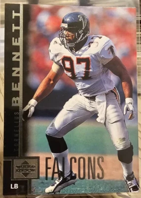 1997 Upper Deck Cornelius Bennett #163 Atlanta Falcons - Image 1 of 2
