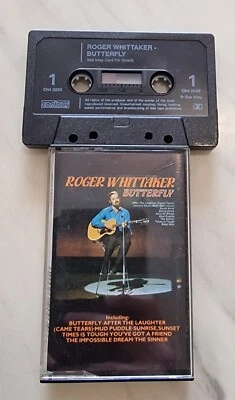 Roger Whittaker, Butterfly Audio Cassette Tape - Image 1 of 3