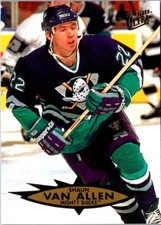 1995 Ultra Shaun Van Allen #7 Anaheim Mighty Ducks