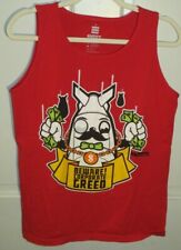 ENTITY Beware Corporate Greed Graphic Men's Red Tank Top M