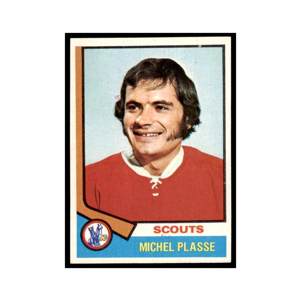 Michel Plasse 1974 Topps #257 Hockey Cards Hockey Card EX - Image 1 of 3