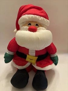 Vintage Santa Claus Nylon Plush Christmas 90s Hallmark Stuffed Parachute Toy Vtg - Picture 1 of 8