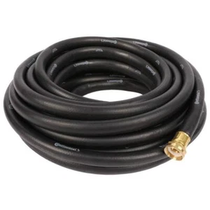 Continental Water Hose 5/8" Dia x 50' Premium Commercial Grade Rubber Black - Picture 1 of 3