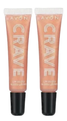2 X AVON CRAVE BRILLO LABIAL CÍTRICO SANGRIA Foto 1 de 3