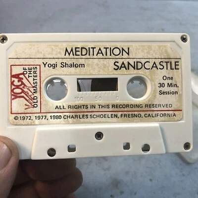 PRIVATE NEW AGE CASSETTE Yogi Shalom Meditation Sandcastle/Rock Yoga Of Old Mast - Image 1 of 3