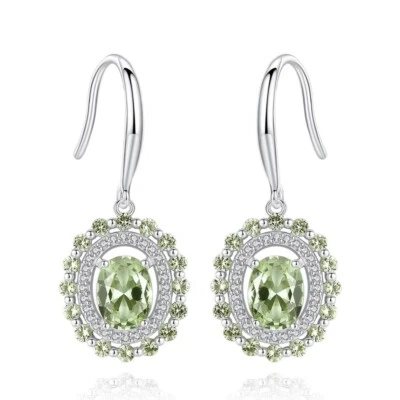 BENIAMINO Ohrringe Ohrhänger 925er Sterling Silber Peridot VVS Ohrschmuck OVP  - Bild 1 von 4