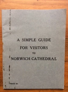 Vintage 1940s/1950s Simple Guide for Visitors to Norwich Cathedral - History - Bild 1 von 5