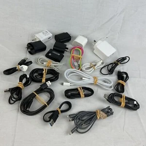 Bundle of Assorted USB-C Charging Cables with Wall Power Adaptors (C9) CP#8692 - Photo 1 sur 3