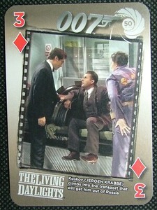 50 years 007 James Bond The Living Daylights Jeroen Krabbe 3D B2