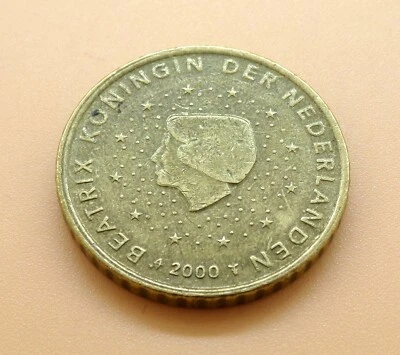 2000 Netherlands 50 Euro Cent Circulated Coin Beatrix - Image 1 of 2