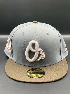 BALTIMORE ORIOLES 66 WORLD SERIES PATCH 59Fifty FITTED HAT SIZE 7 5/8 - Image 1 of 4