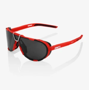 100% Westcraft Soft Tact Red Black Mirror Lens Cycling Sunglasses - Picture 1 of 3