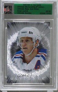 2007-08 ITG Ultimate Memorabilia 8th Edition Silver /90 Brian Leetch HOF
