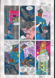 BATMAN ARKHAM SHADOW OF THE BAT PRODUCTION ART SIGNED ADRIENNE ROY COA PG 26 - Picture 1 of 4