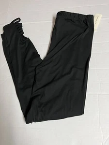 Leggings donna neri nuovi con ritagli sul fondo - Bobbie Brooks - taglia media - Foto 1 di 3