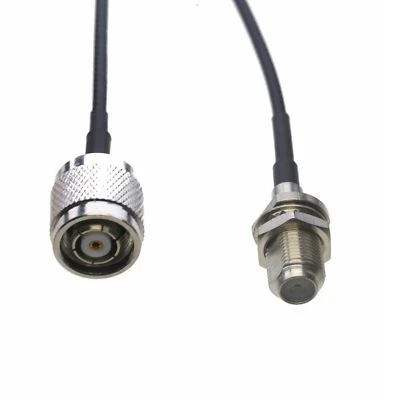 RF DVB Cable F female nut bulkhead to RP-TNC male RG316 6"~10FT GPS TV antenna - Image 1 of 4