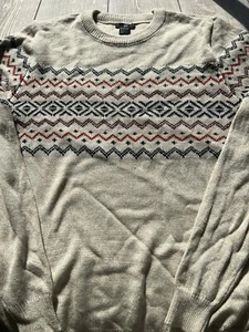 Suéter multicolor Pull Over Holiday H&M | mezcla de algodón de 20"" X 28"" se adapta a s/m - Imagen 1 de 11