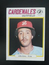 1977-78 Venezuelan Winter League Sticker Gary Gray #220