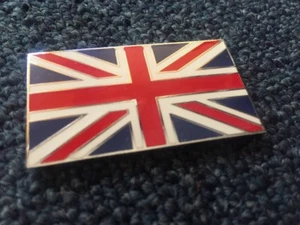 Union Jack FLAG  Enamel badge  Self Adhesive Classic Car  Etc  BD4-G1 - Picture 1 of 5