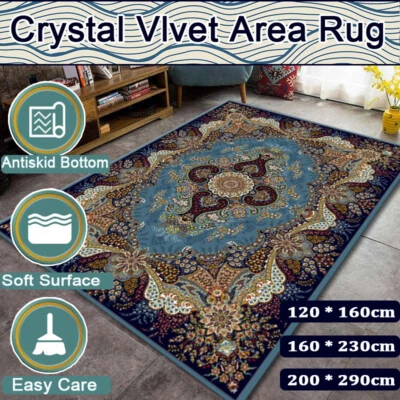 Modern Large Floor Carpet Mat Area Rug Carpet Soft Bedroom Living Room Anti-Slip - image 1 of 4