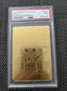 2023 Card Fun Joyful Disney 100 Years of Wonder WALL-E Gold Card /100 PSA 9 POP1 - Picture 1 of 2