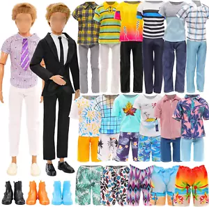 Lot 12 Items Doll Clothes for Boy Doll Include Random 4 PCS Casual Wear + 5 PCS - Picture 1 of 9