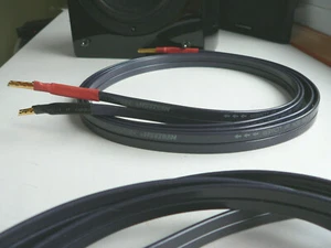 Neotech Cable de altavoz plano NES-5011 14AWG 2m / 6.56ft Enchufes banana chapados en oro - Imagen 1 de 8