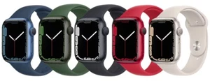 Apple Watch Series 7 Aluminium 41mm 45mm alle Farben alle Bandfarben TOP - Bild 1 von 4