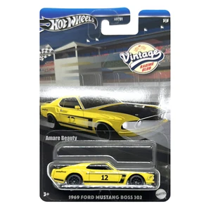 Hot Wheels Vintage Racing Die-Cast 1:64 Scale - 1969 Ford Mustang Boss 302 3/5 - Picture 1 of 1