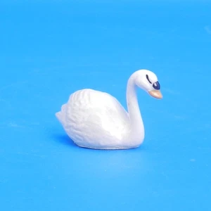 Hagen Renaker Miniature SWAN STYLE TWO Vintage Ceramic Bird Figurine - Picture 1 of 6