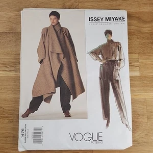 Vogue 1476 Issey Miyake Damen Schnittmuster Größe 12 ungeschnitten Fabrikfalten OOP - Bild 1 von 6