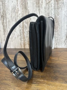 Hobo International Leder Umhängetasche Schultertasche Handtasche schwarz Vintage - Bild 1 von 15